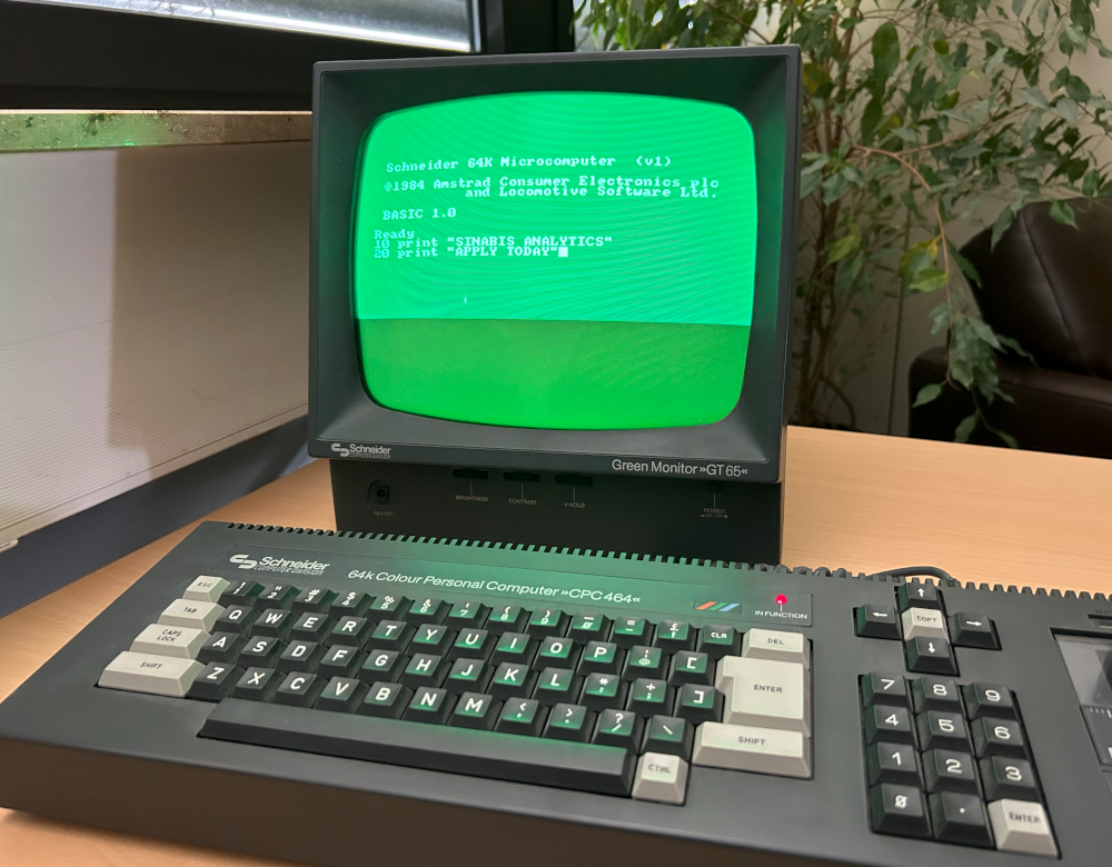 image of an old computer