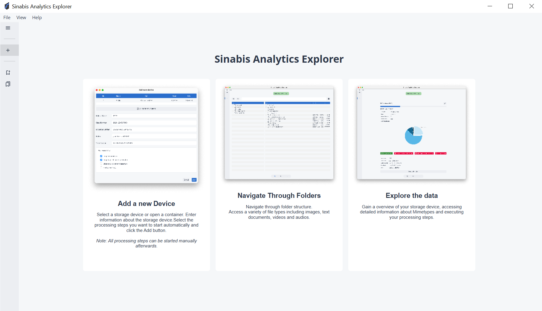 Image of the explorer front page